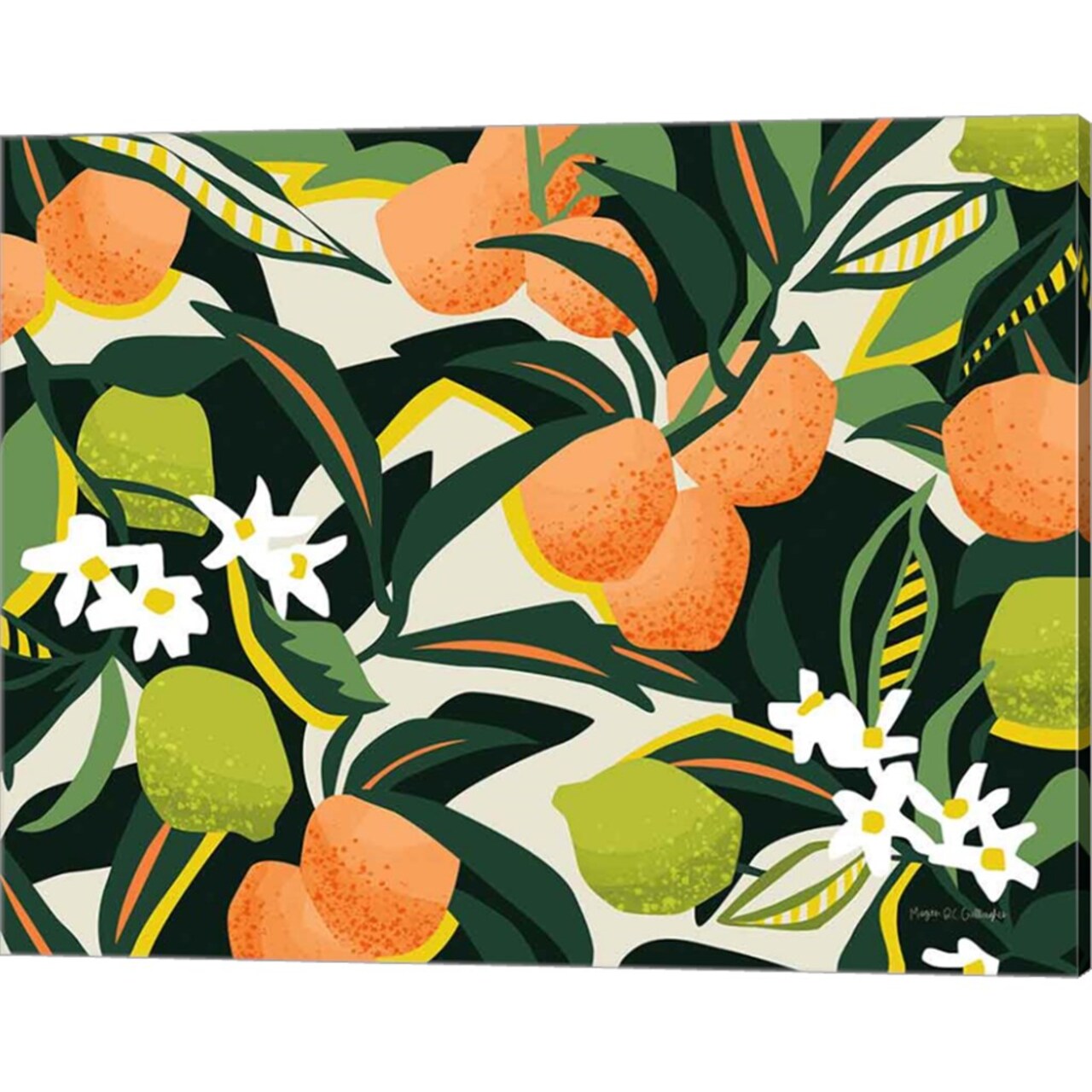 Sweet Orange Lime by Megan Gallagher 20" x 16" Canvas Wall Art